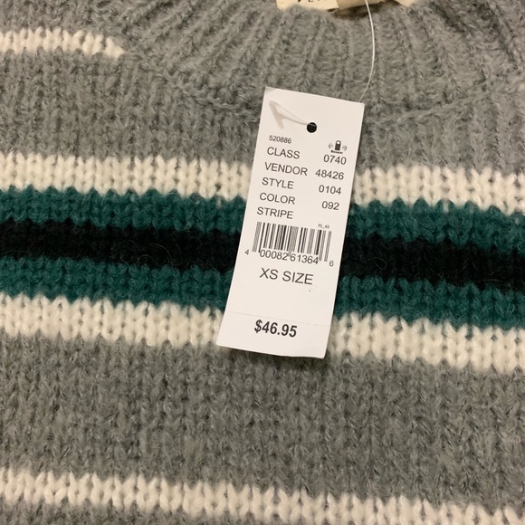 Gray Oversized Sweater - Picture 2 of 2